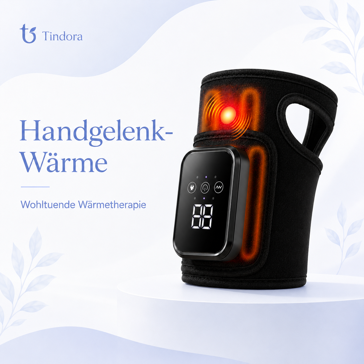 Beheizte Handgelenkbandage mit Vibration – 3 Stufen Wärme & Massage
